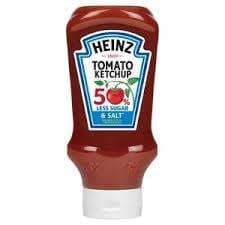 Heinz Tomato Ketchup 50% Less Sugar & Salt 625g