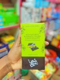 La Mira Pistachio Kunafa White Chocolate 100g